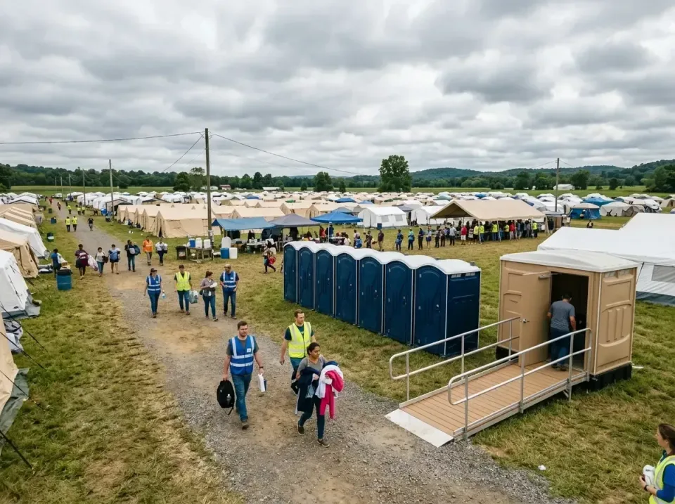 disaster-relief-camp-restrooms-010 — frequently asked questions, Dumpster & Portable Bathrooms Rental in West Hazleton, PA
